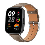 Cinturino per orologio xDfind Flat Head Black Shark in pelle a grana fine, For Xiaomi Band 10 Pro / 9 Pro / Redmi Watch 6, For Redmi Watch 3 Active / Lite 20mm, For Redmi Watch 3 20mm