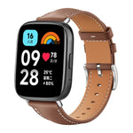 Cinturino per orologio xDfind Flat Head Black Shark in pelle a grana fine, For Xiaomi Band 10 Pro / 9 Pro / Redmi Watch 6, For Redmi Watch 3 Active / Lite 20mm, For Redmi Watch 3 20mm