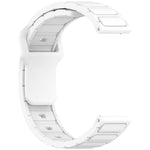 Cinturino per orologio in silicone a tinta unita a forma di I, 18mm