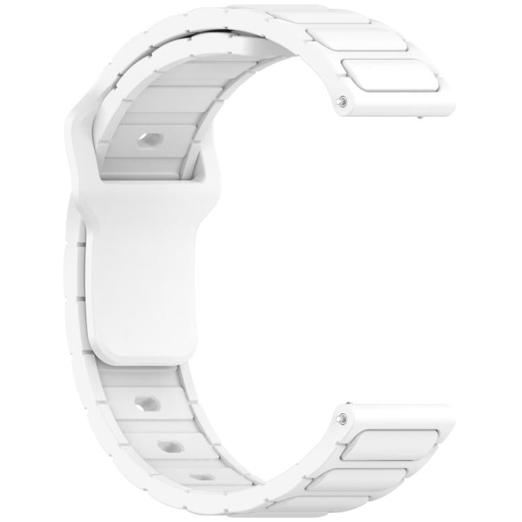 Cinturino per orologio in silicone a tinta unita a forma di I, 18mm
