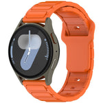 Cinturino per orologio in silicone a tinta unita a forma di I, 18mm