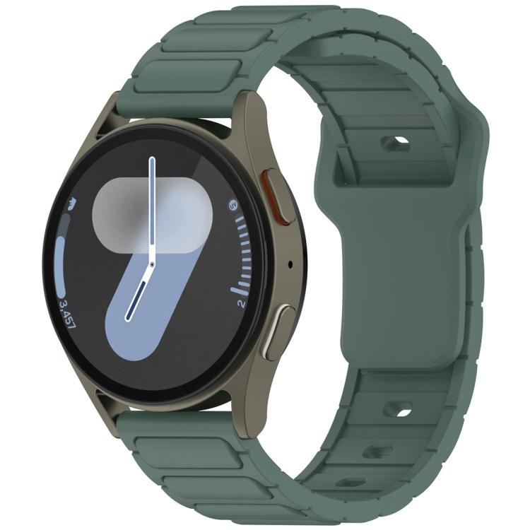 Cinturino per orologio in silicone a tinta unita a forma di I, 18mm