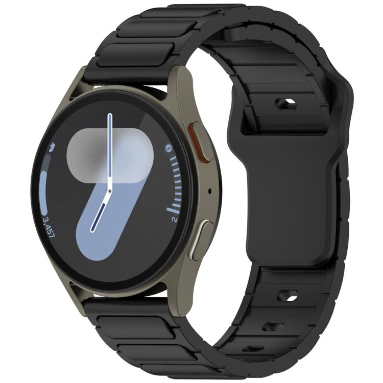 Cinturino per orologio in silicone a tinta unita a forma di I, 18mm
