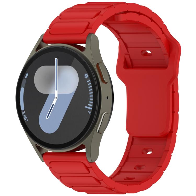 Cinturino per orologio in silicone a tinta unita a forma di I, 18mm