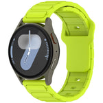 Cinturino per orologio in silicone a tinta unita a forma di I, 18mm