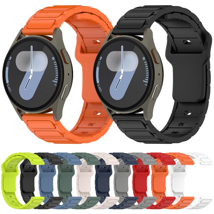 Cinturino per orologio in silicone a tinta unita a forma di I, 18mm