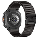 Cinturino per orologio in acciaio inox con fibbia milanese a forma di ombrello., For Samsung Galaxy Watch Ultra / Ultra 2025, For Samsung Galaxy Watch8 / Watch8 Classic