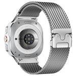 Cinturino per orologio in acciaio inox con fibbia milanese a forma di ombrello., For Samsung Galaxy Watch Ultra / Ultra 2025, For Samsung Galaxy Watch8 / Watch8 Classic