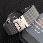 Cinturino per orologio in acciaio inox con fibbia milanese a forma di ombrello., For Samsung Galaxy Watch Ultra / Ultra 2025, For Samsung Galaxy Watch8 / Watch8 Classic