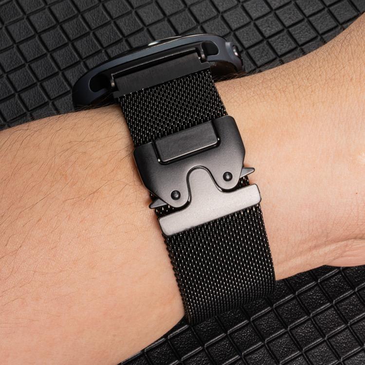 Cinturino per orologio in acciaio al titanio con fibbia milanese a forma di ombrello., For Samsung Galaxy Watch Ultra / Ultra 2025, For Samsung Galaxy Watch8 / Watch8 Classic