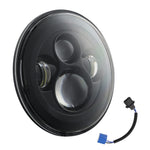 Lampade per fari a LED a forma rotonda per auto da 7 pollici H4 / H13 DC 9V-30V 4000LM 6000K 40W per Jeep Wrangler, DC 9V-30V 4000LM 6000K 40W