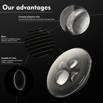 Lampade per fari a LED a forma rotonda per auto da 7 pollici H4 / H13 DC 9V-30V 4000LM 6000K 40W per Jeep Wrangler, DC 9V-30V 4000LM 6000K 40W