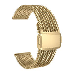 Cinturino per orologio in maglia magnetica in acciaio inossidabile, 22mm