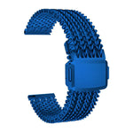 Cinturino per orologio in maglia magnetica in acciaio inossidabile, 22mm
