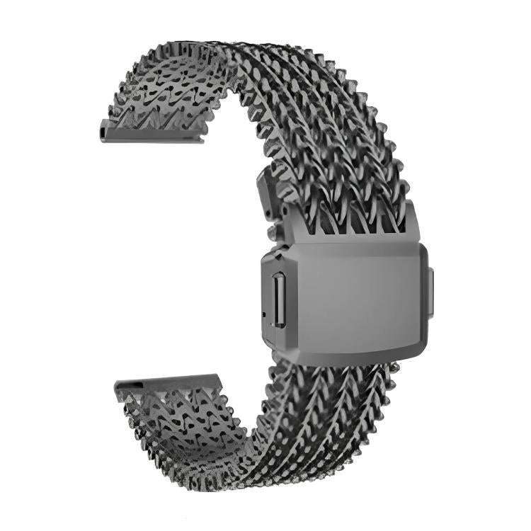Cinturino per orologio in maglia magnetica in acciaio inossidabile, 22mm