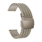 Cinturino per orologio in maglia magnetica in acciaio inossidabile, 22mm