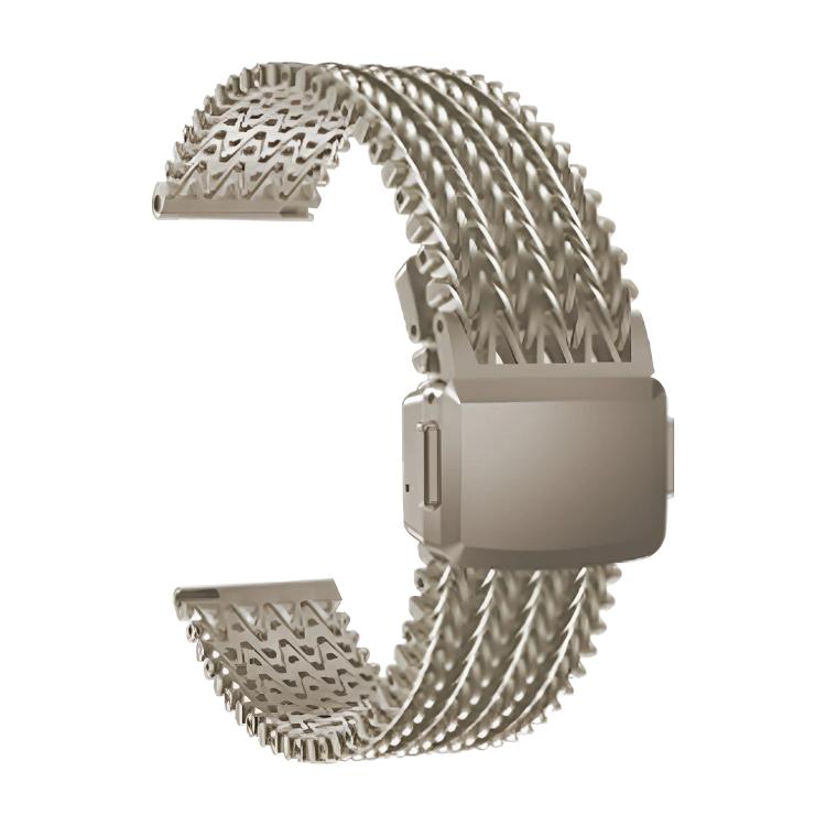 Cinturino per orologio in maglia magnetica in acciaio inossidabile, 22mm