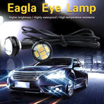 10 PCS 23mm 6LEDs SMD-5730 DC9-80V Moto Eagle Eye Light, 6LEDs SMD-5730, 6LEDs SMD-5730(White Light)