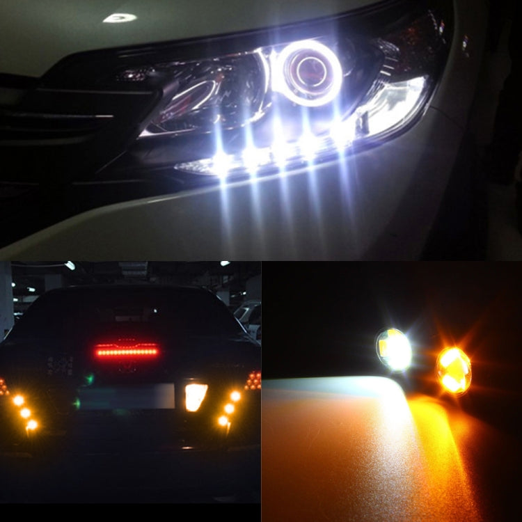 10 PCS 23mm 6LEDs SMD-5730 DC9-80V Moto Eagle Eye Light, 6LEDs SMD-5730, 6LEDs SMD-5730(White Light)