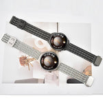 Cinturino per orologio in maglia magnetica in acciaio inossidabile, 22mm