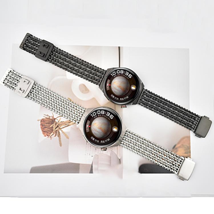Cinturino per orologio in maglia magnetica in acciaio inossidabile, 22mm