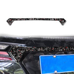 Adesivo decorativo per bagagliaio auto in fibra di carbonio con lamina d'oro forgiata per Chevrolet Corvette C8 2020-, lato guidatore sinistro e destro, Trunk