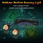 10 PCS 23mm 12LEDs SMD-4014 DC9-80V Moto Eagle Eye Light, 12LEDs SMD-4014, 12LEDs SMD-4014(White Light)
