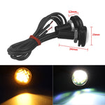 10 PCS 23mm 12LEDs SMD-4014 DC9-80V Moto Eagle Eye Light, 12LEDs SMD-4014, 12LEDs SMD-4014(White Light)