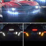 10 PCS 23mm 12LEDs SMD-4014 DC9-80V Moto Eagle Eye Light, 12LEDs SMD-4014, 12LEDs SMD-4014(White Light)