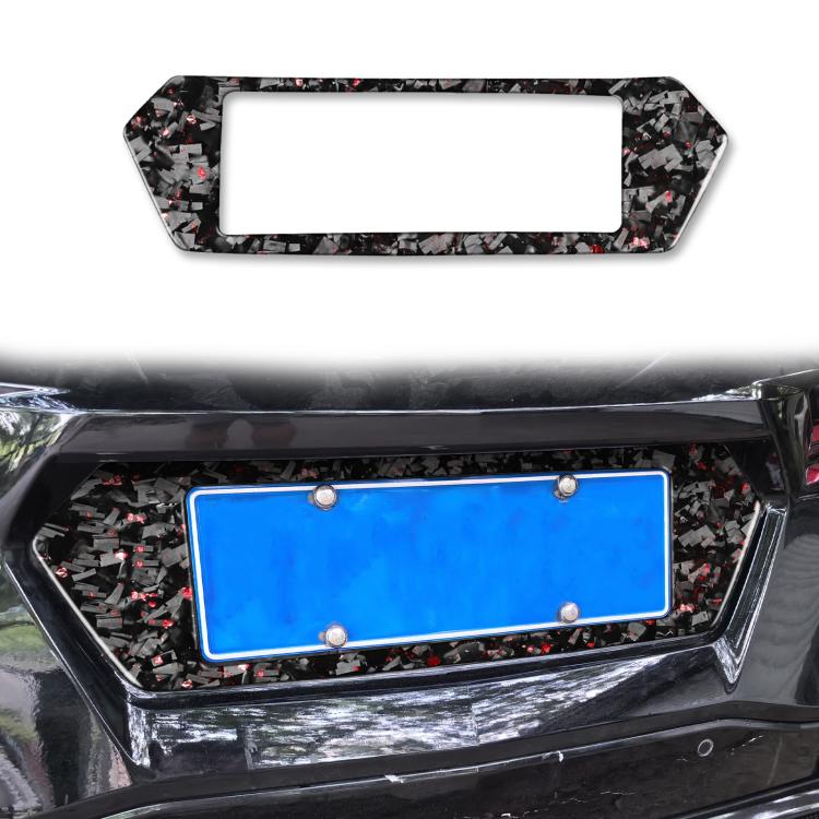 Cornice targa posteriore in fibra di carbonio per Chevrolet Corve