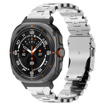 Cinturino per orologio in lega di titanio con fibbia di sicurezza a farfalla., For Samsung Galaxy Watch Ultra 47mm / Ultra 2025