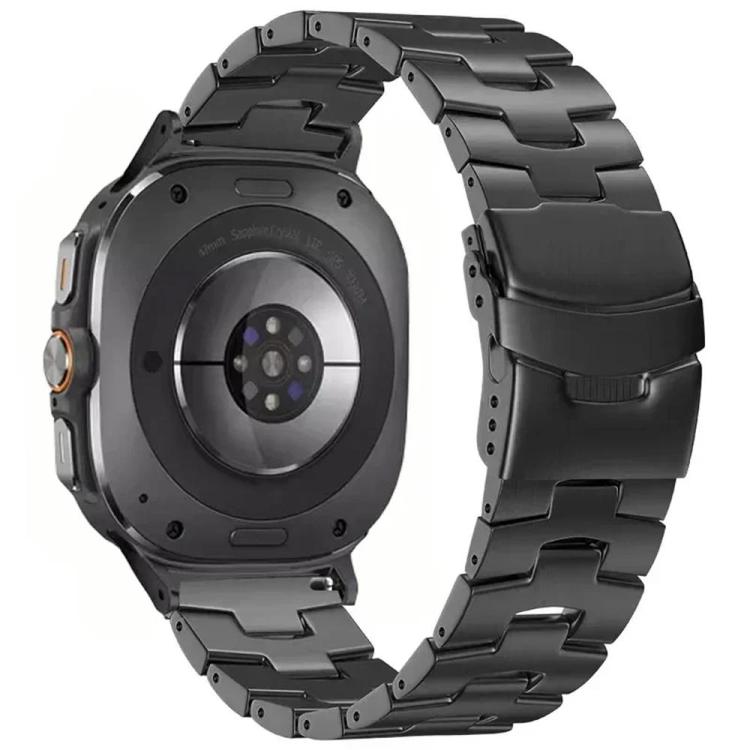Cinturino per orologio con fibbia di sicurezza in lega di titanio, For Samsung Galaxy Watch Ultra 47mm / Ultra 2025