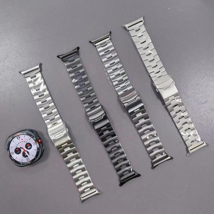 Cinturino per orologio con fibbia di sicurezza in lega di titanio, For Samsung Galaxy Watch Ultra 47mm / Ultra 2025
