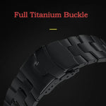Cinturino per orologio con fibbia di sicurezza in lega di titanio, For Samsung Galaxy Watch Ultra 47mm / Ultra 2025