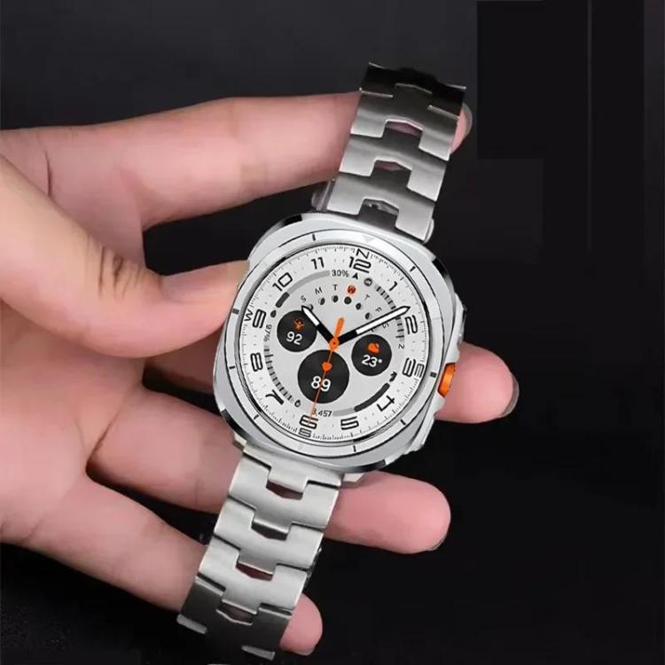 Cinturino per orologio con fibbia di sicurezza in lega di titanio, For Samsung Galaxy Watch Ultra 47mm / Ultra 2025