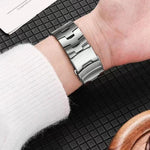 Cinturino per orologio con fibbia di sicurezza in lega di titanio, For Samsung Galaxy Watch Ultra 47mm / Ultra 2025