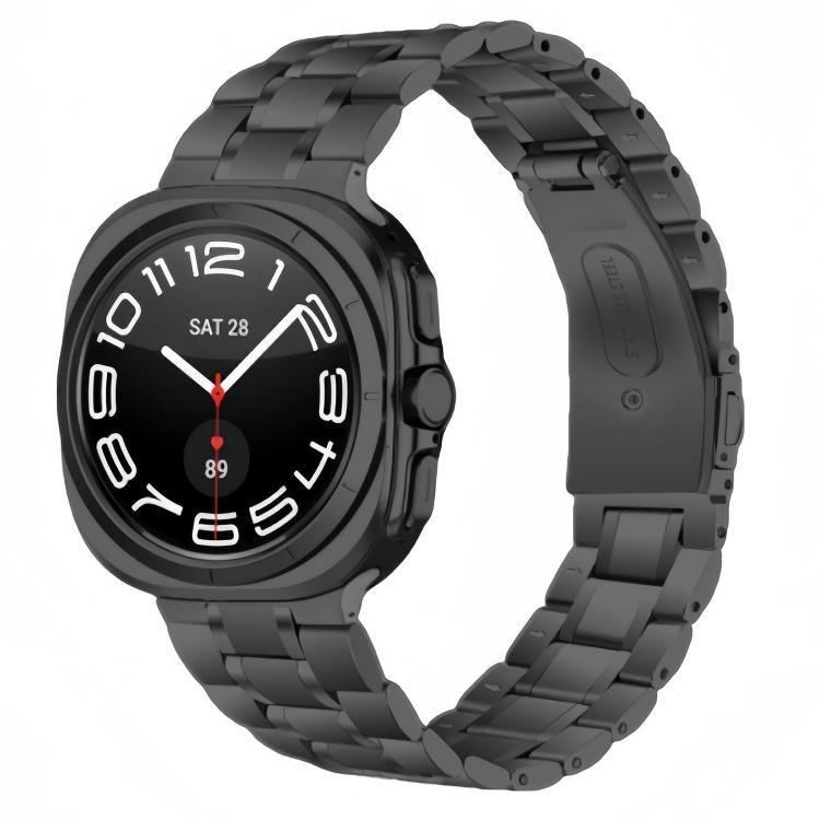 Cinturino per orologio in metallo di acciaio inossidabile con cinque perline, For Samsung Galaxy Watch Ultra / Ultra 2025, For Samsung Galaxy Watch8 / Watch8 Classic