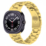Cinturino per orologio in metallo di acciaio inossidabile con cinque perline, For Samsung Galaxy Watch Ultra / Ultra 2025, For Samsung Galaxy Watch8 / Watch8 Classic