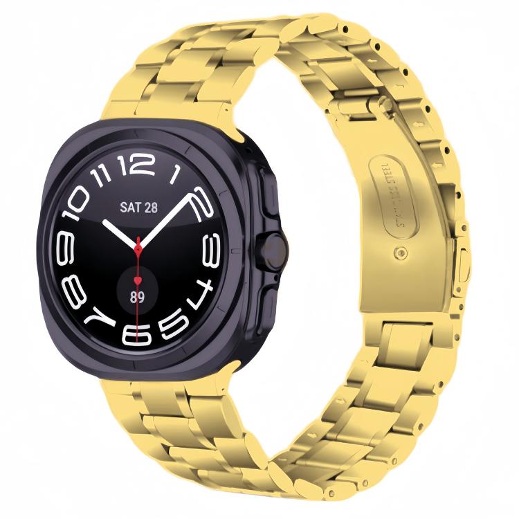 Cinturino per orologio in metallo di acciaio inossidabile con cinque perline, For Samsung Galaxy Watch Ultra / Ultra 2025, For Samsung Galaxy Watch8 / Watch8 Classic
