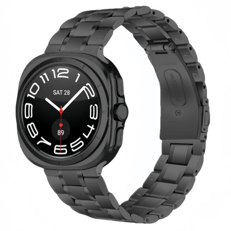 Cinturino per orologio in metallo di acciaio inossidabile con cinque perline, For Samsung Galaxy Watch Ultra / Ultra 2025, For Samsung Galaxy Watch8 / Watch8 Classic