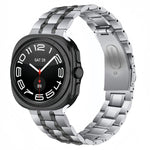 Cinturino per orologio in metallo di acciaio inossidabile con cinque perline, For Samsung Galaxy Watch Ultra / Ultra 2025, For Samsung Galaxy Watch8 / Watch8 Classic