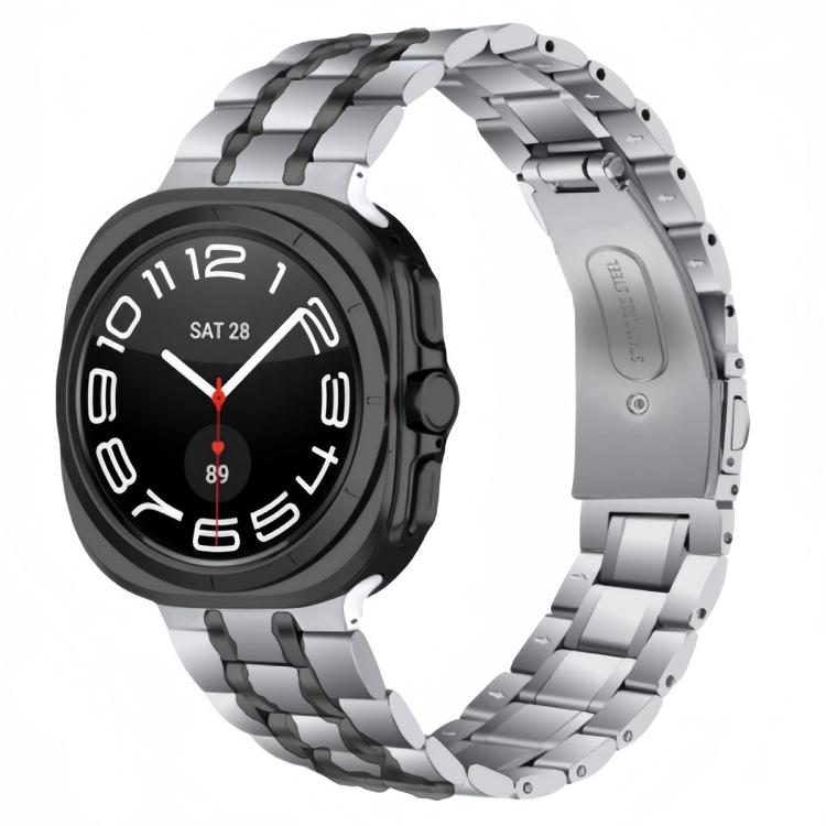 Cinturino per orologio in metallo di acciaio inossidabile con cinque perline, For Samsung Galaxy Watch Ultra / Ultra 2025, For Samsung Galaxy Watch8 / Watch8 Classic