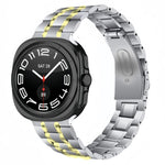 Cinturino per orologio in metallo di acciaio inossidabile con cinque perline, For Samsung Galaxy Watch Ultra / Ultra 2025, For Samsung Galaxy Watch8 / Watch8 Classic