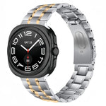 Cinturino per orologio in metallo di acciaio inossidabile con cinque perline, For Samsung Galaxy Watch Ultra / Ultra 2025, For Samsung Galaxy Watch8 / Watch8 Classic