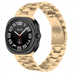 Cinturino per orologio in metallo di acciaio inossidabile con cinque perline, For Samsung Galaxy Watch Ultra / Ultra 2025, For Samsung Galaxy Watch8 / Watch8 Classic