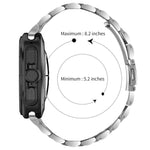 Cinturino per orologio in metallo di acciaio inossidabile con cinque perline, For Samsung Galaxy Watch Ultra / Ultra 2025, For Samsung Galaxy Watch8 / Watch8 Classic