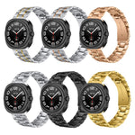 Cinturino per orologio in metallo di acciaio inossidabile con cinque perline, For Samsung Galaxy Watch Ultra / Ultra 2025, For Samsung Galaxy Watch8 / Watch8 Classic