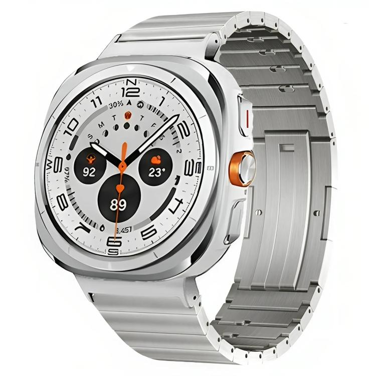 Cinturino per orologio in lega di titanio con fibbia a scorrimento laterale a sgancio rapido e un solo perno., For Samsung Galaxy Watch Ultra / Ultra 2025, For Samsung Galaxy Watch8 / Watch8 Classic