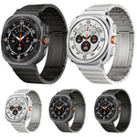 Cinturino per orologio in lega di titanio con fibbia a scorrimento laterale a sgancio rapido e un solo perno., For Samsung Galaxy Watch Ultra / Ultra 2025, For Samsung Galaxy Watch8 / Watch8 Classic