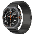 Cinturino per orologio in lega di titanio con fibbia magnetica a una perlina, For Samsung Galaxy Watch Ultra / Ultra 2025, For Samsung Galaxy Watch8 / Watch8 Classic